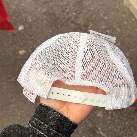 Vintage SOUTH OF THE BORDER trucker hat mesh foam white - Picture 3 of 6